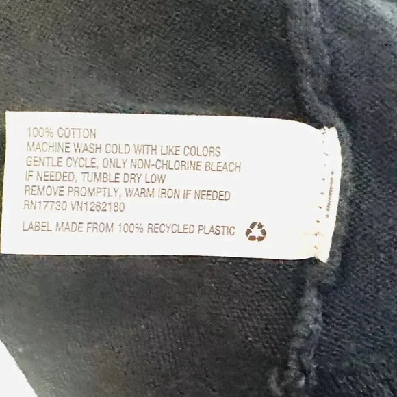 Target Women Long Sleeve Button Down V-Neck Black Cardigan Sweater Size Medium - Picture 8 of 12